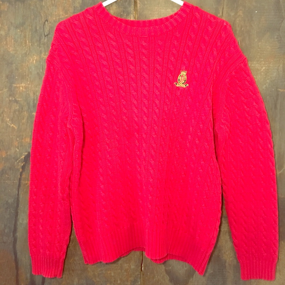 Ralph Lauren Knitted Pull Over With Crown Crest